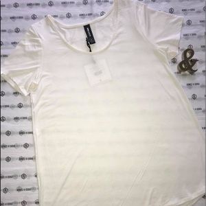 NEW Agnes & Dora Everyday Tee in Off White